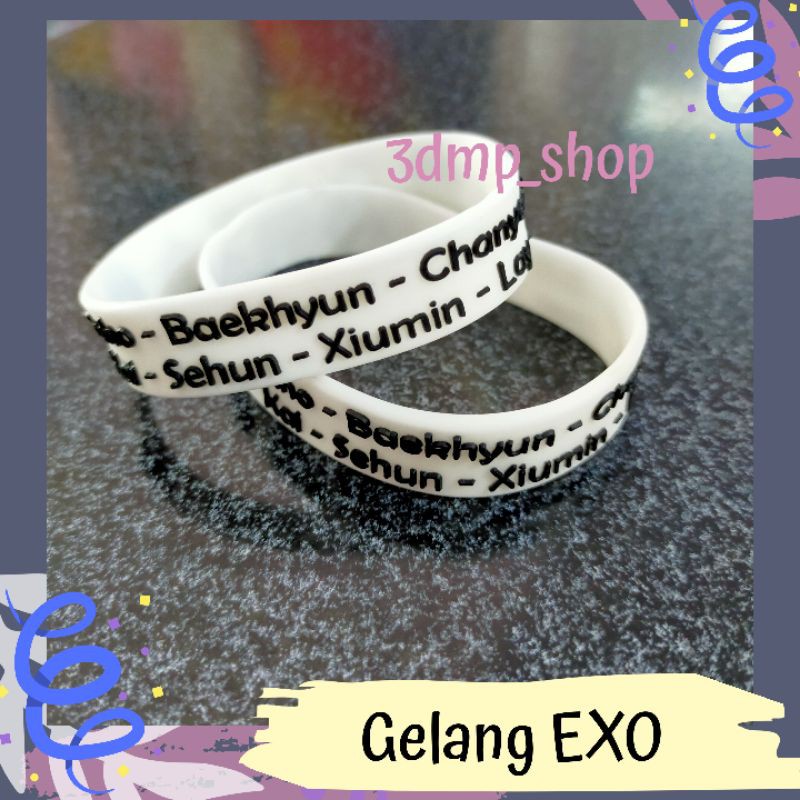 Gelang EXO nama member