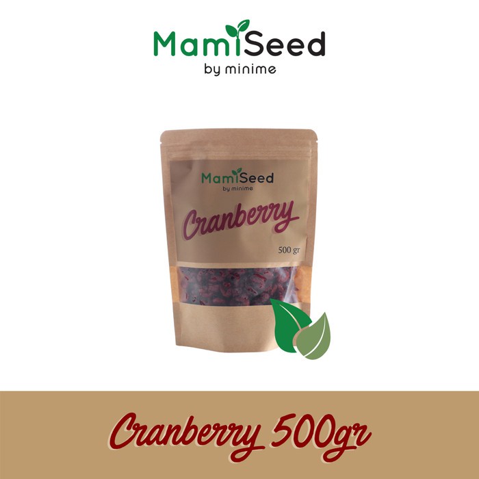 

Termurah MAMISEED Dried Cranberry 500gr Eksklusif