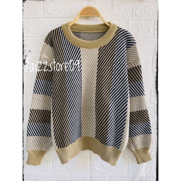 CORA KNITS SWEATER RAJUT OVERSIZE PREMIUM