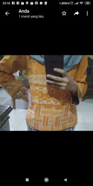 Atasan Batik Wanita S M L Xl
