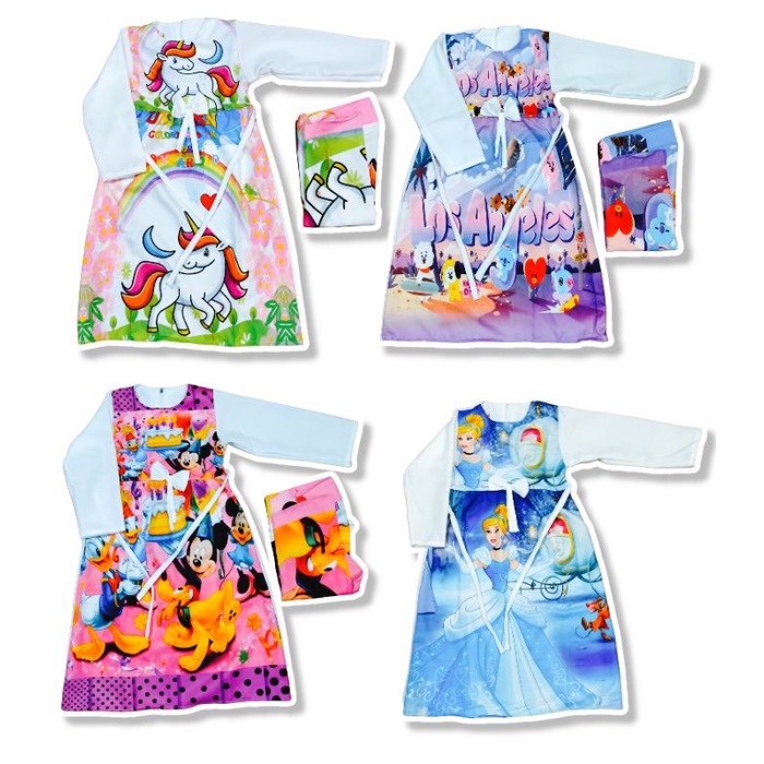 GAMIS ANAK GAMIS PRINTING SET GAMIS PRINTING ANAK