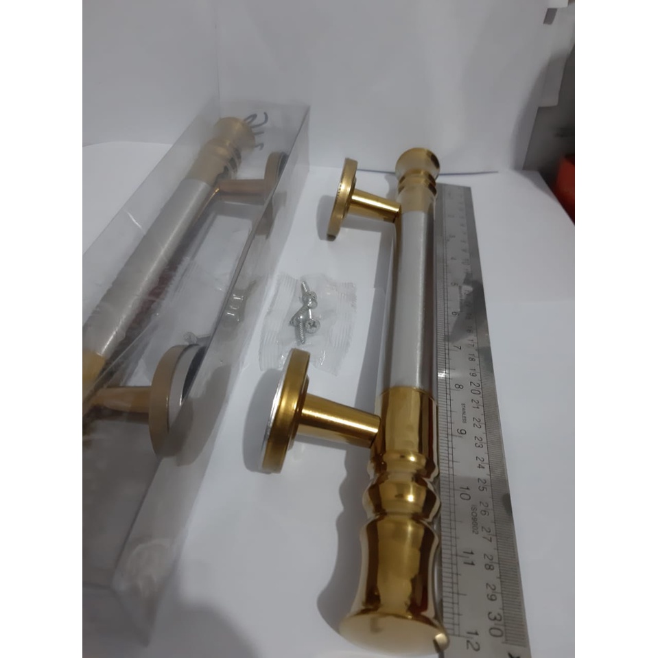 HANDLE HANDEL HD 912 GOLD PERPASANG/ PEGANGAN GAGANG TARIKAN PINTU RUMAH LEMARI LACI /DOOR HANDLE STAINLESS ELEGAN BERKUALITAS TERMURAH