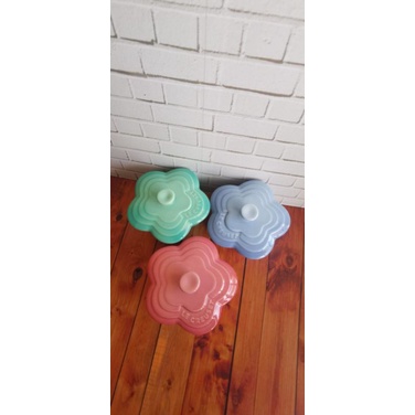 piring mangkok set tutup buah dessert le cruset 100% ORIGINAL import microwave oven safe