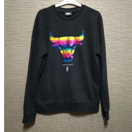 Crewneck Chicago Bulls Rainbow sweater crewneck NBA hologram original secondbrand