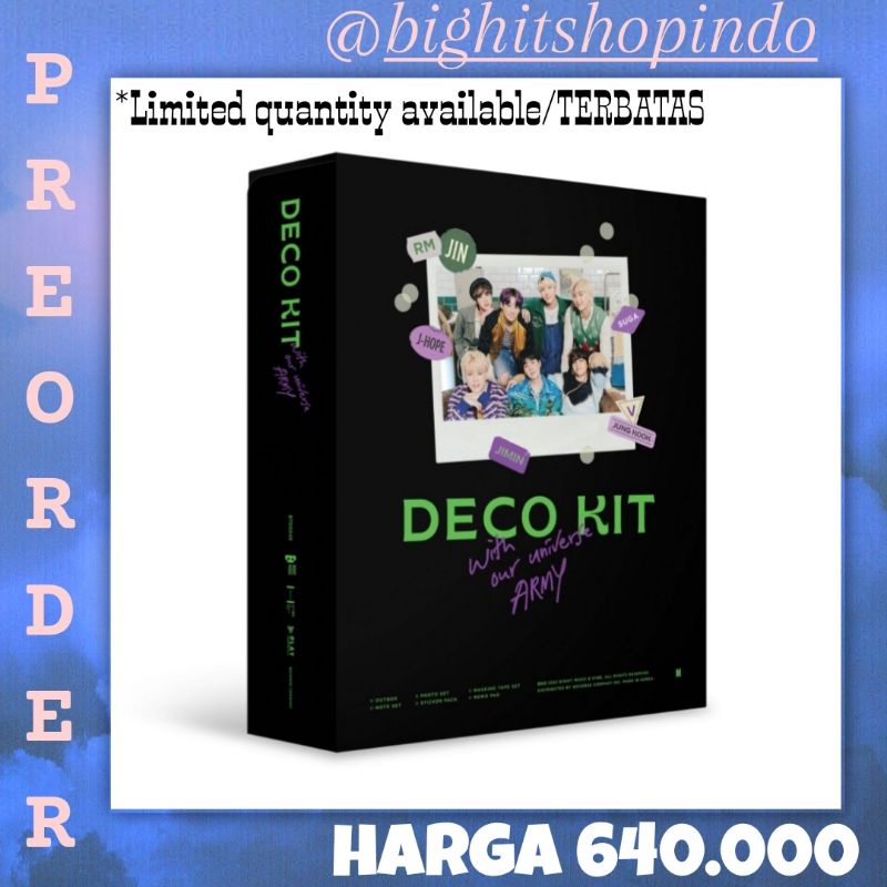 [PO] BTS DECO KIT - With Our Universe ARMY // ALBUM BTS // BTS DECOKIT