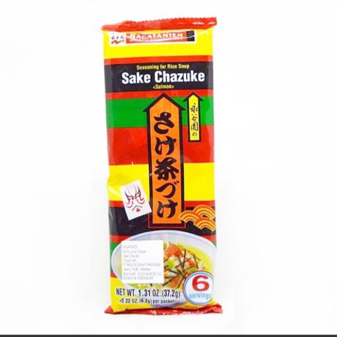 

best produk] NAGATANIEN SAKE CHAZUKE bumbu sup rasa teh hijau dan salmon 33 gr