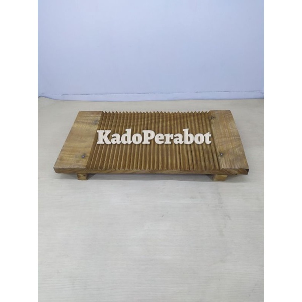 papan gilesan cuci - papan cucian kayu - penggilesan kayu TANPA sambungan S