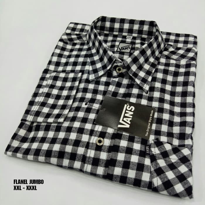 Kemeja Flanel Vans Jumbo Pria Lengan Panjang Murah Kualitas Terbaik Shopee Indonesia