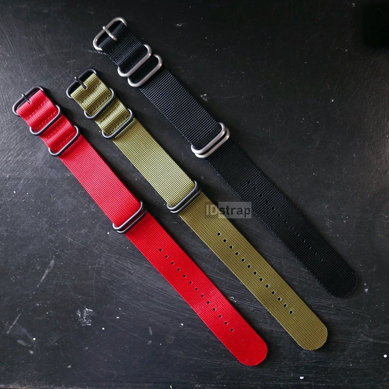 Tali Jam Zulu Strap Premium Ballistic Nylon 5-Ring PVD - Khusus 26mm