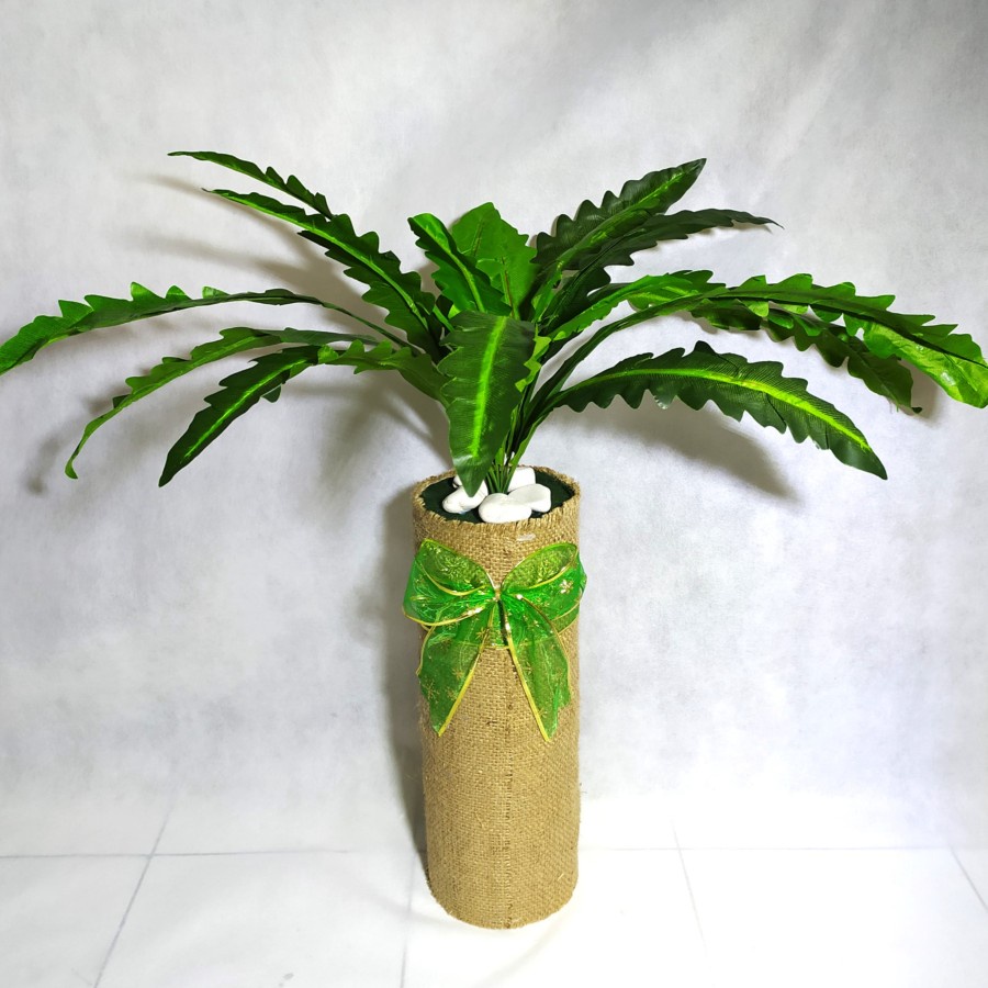 Pajangan Pakis SARANG BURUNG - Tanaman Imitasi Dekorasi Cantik