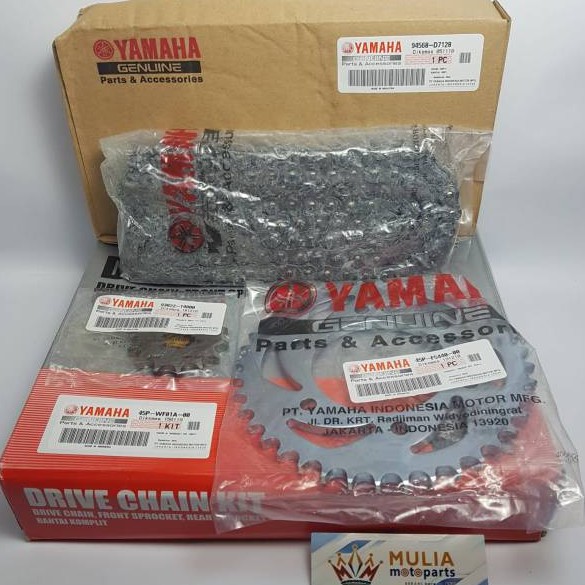 GEAR PAKET BYSON 45P-WF01A-00 45PWF01A00 45P WF01A 00 Chain & Sprocket Kit Girset / Gear Set YGP