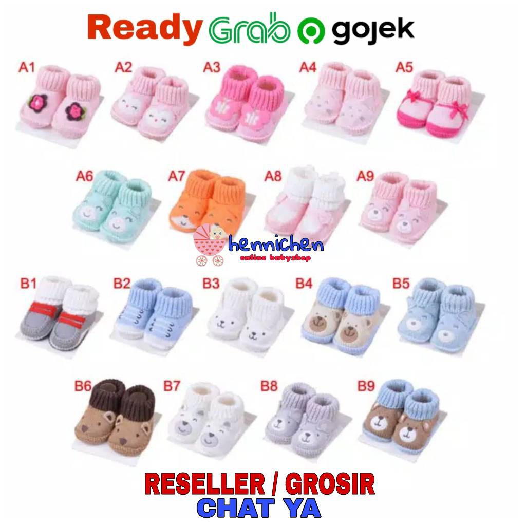 1 Psg Kaos Kaki Rajut Bayi Tebal Hangat dan Nyaman 0-3 Bulan / Newborn