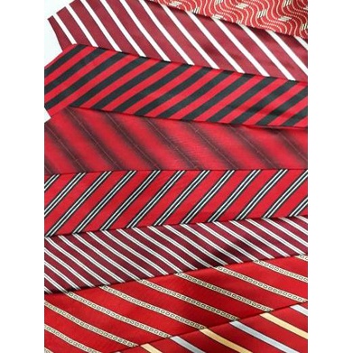 ✧ Dasi merah - dasi garis merah - dasi merah garis - dasi merah motif - dasi pria - dasi ➩