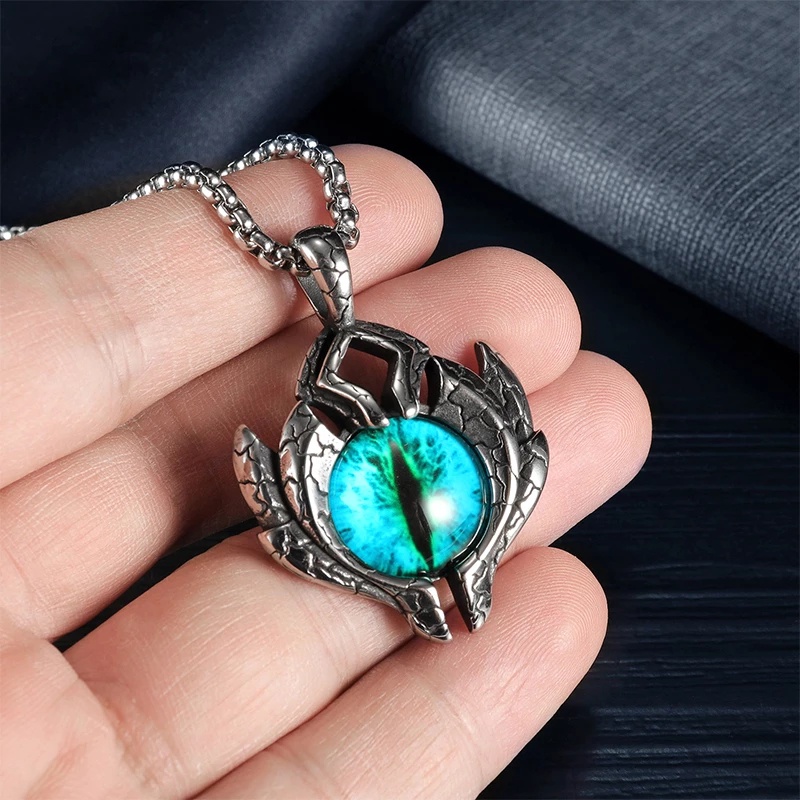 Hot Sale!! Aksesoris: Kacamata Hitam2022 Kalung Rantai Dengan Liontin Evil Eye / Demon / Neklace / Matahari / Bulu / Butterfly Untuk Pria / Wanita