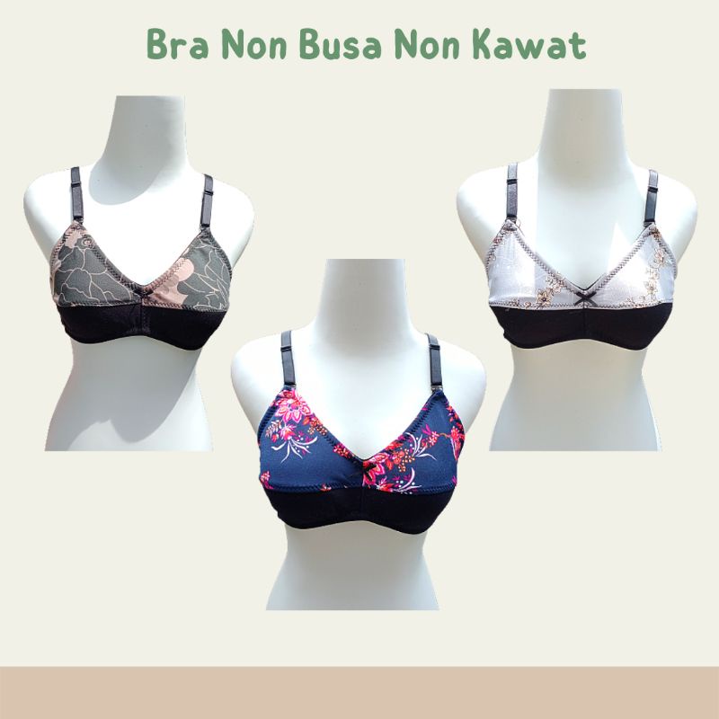Bra tanpa busa tanpa kawat