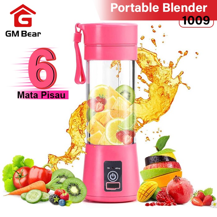 Blender Portable 6 Mata Pisau ORIGINAL