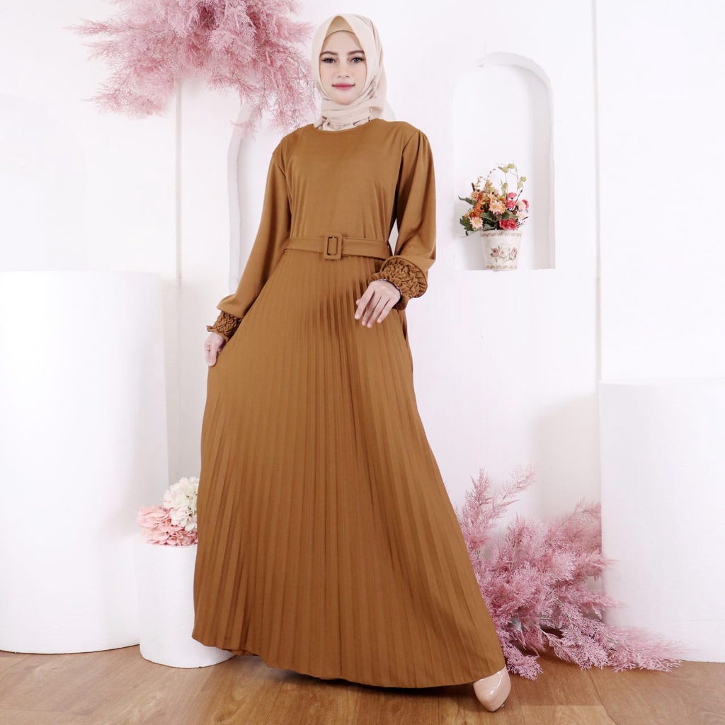 RULIN GAMIS+BELT PLISKET GAMIS // PLISKET GAMIS TERBARU