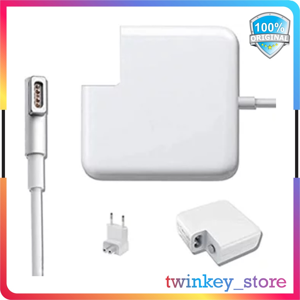 ADAPTOR CHARGER APPLE MACBOOK PRO 13 INCI 2006 2007 16V 3.65A 60 WATT