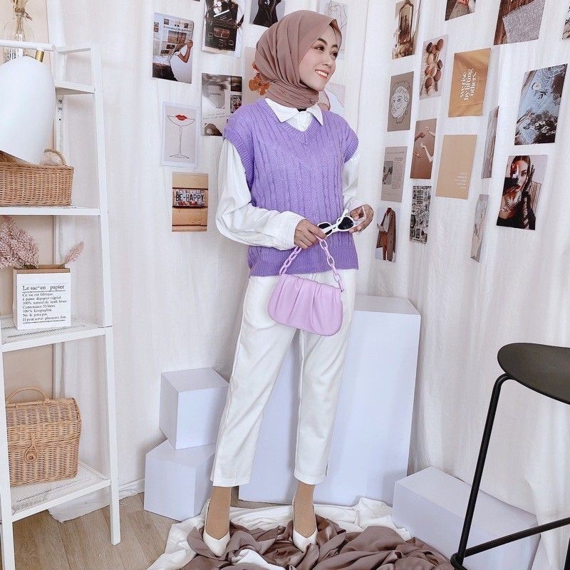 RVFKEMEJA PUTIH KANCING/BAJU WANITA/RAYON PREMIUM/OUTERWEAR