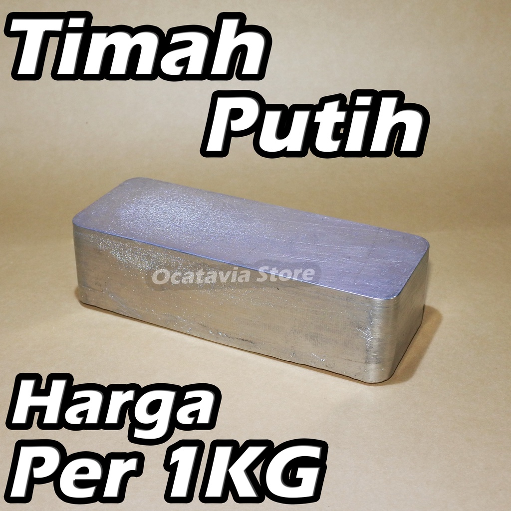 Timah Putih Murni Batangan per 1kg