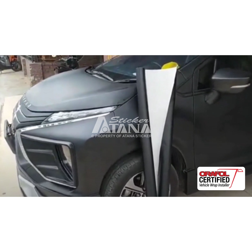 Skotlet Hitam Doff Oracal 651 Scotlet Black Matte Stiker Matt Dop Meteran Sticker Decal Roll Scotlite Body Mobil Motor Matic Sepeda Scotlight Kasar Cat Dekorasi Kaca Kap Background Aquarium Furniture Avanza Veloz Brio Innova Fortuner Pajero Ayla Elf L300