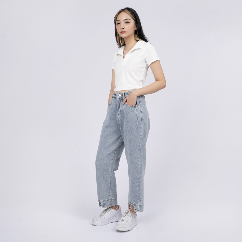 VIERLIN - Jeans 9017 -  CELANA JEANS HIGH WAIST WANITA