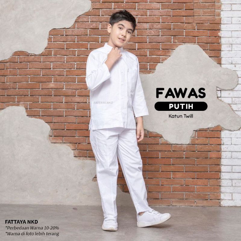 KOKO ANAK LENGAN PANJANG PUTIH BY FATTAYA