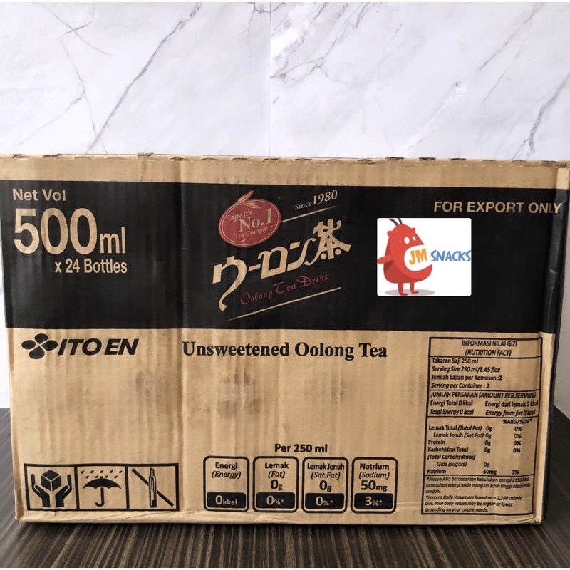 

[PROMO!!] ITOEN OOLONG Unsweetened Greentea 1 DUS isi 24x500ml- ito en