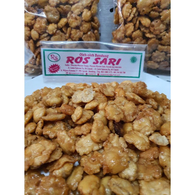 Keripik Emping Manis Pedas 200Gr Oleh Oleh Bandung