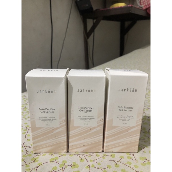 Jarkeen Skin Purifier Gel Serum (Glow Serum) 30ml - UV tinted booster - acne rescue daily cleanser -