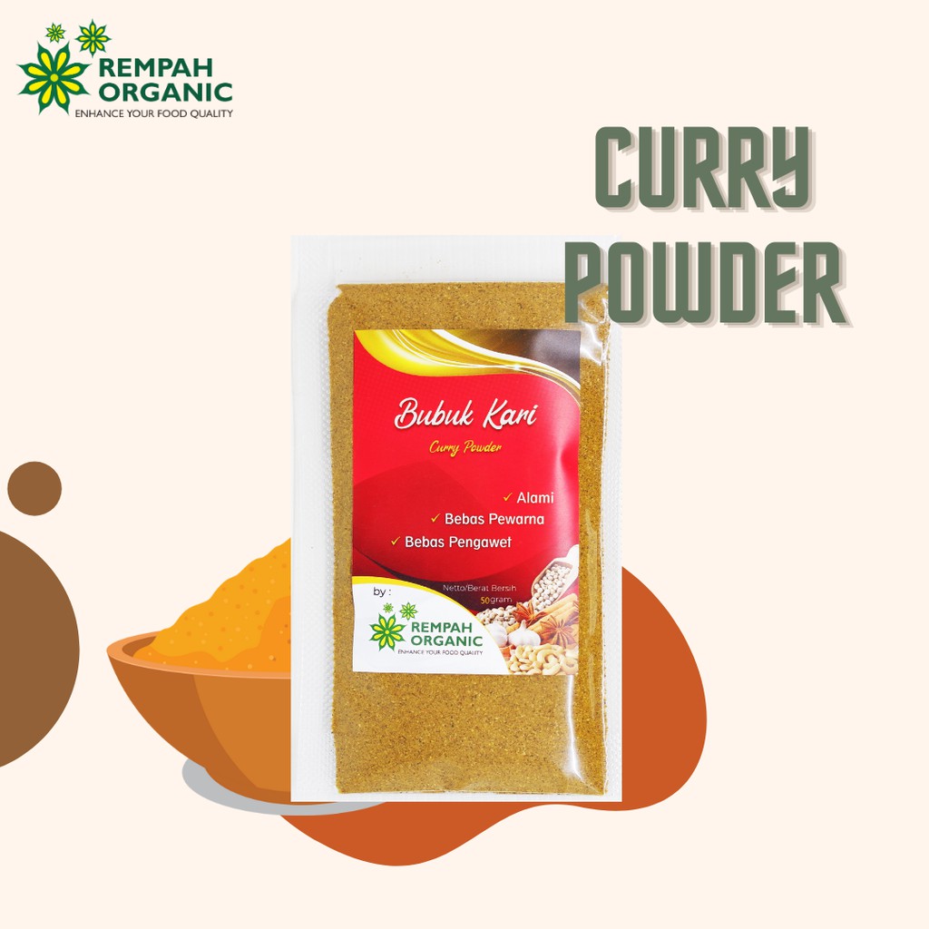

Rempah Organic - Curry Powder - Kari / Kare Bubuk 50 Gram