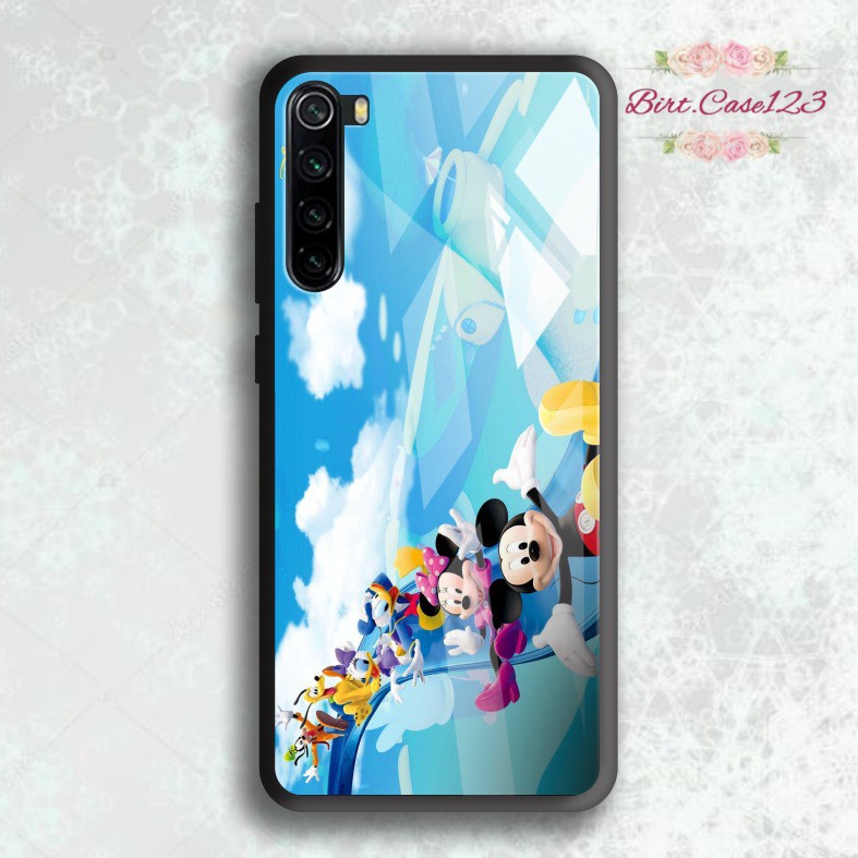 back case glass MICKEY AND FRIEND Iphone 6 6s 6+ 6s+ 7 7s 7+ 8 8+ X Xs Xr 11 12 Pro Max BC4949