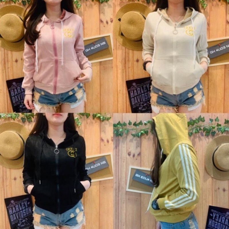 jaket suede Gucci list