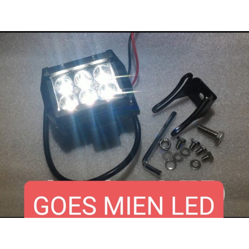 work lamp / lampu kerja 18 watt putih 9-30 volt cree