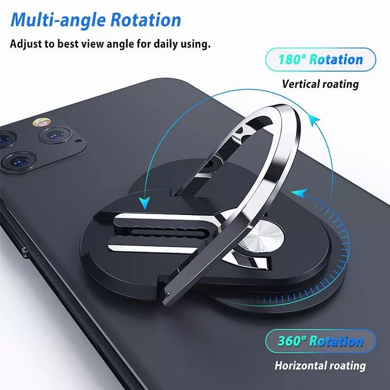 Ring Stand Holder Hp Car Bracket Iring Holder Phone Mobil Multi Fungi  Original