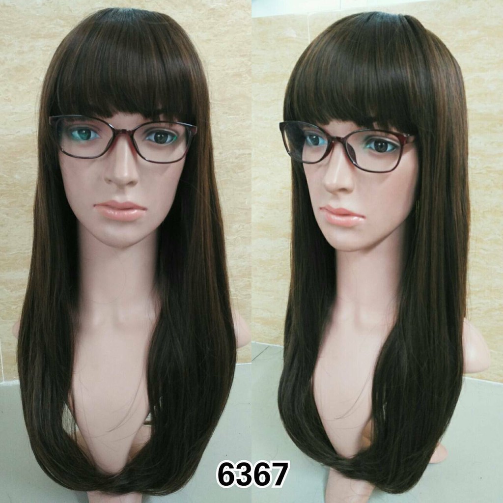 wig lurus panjang 6367