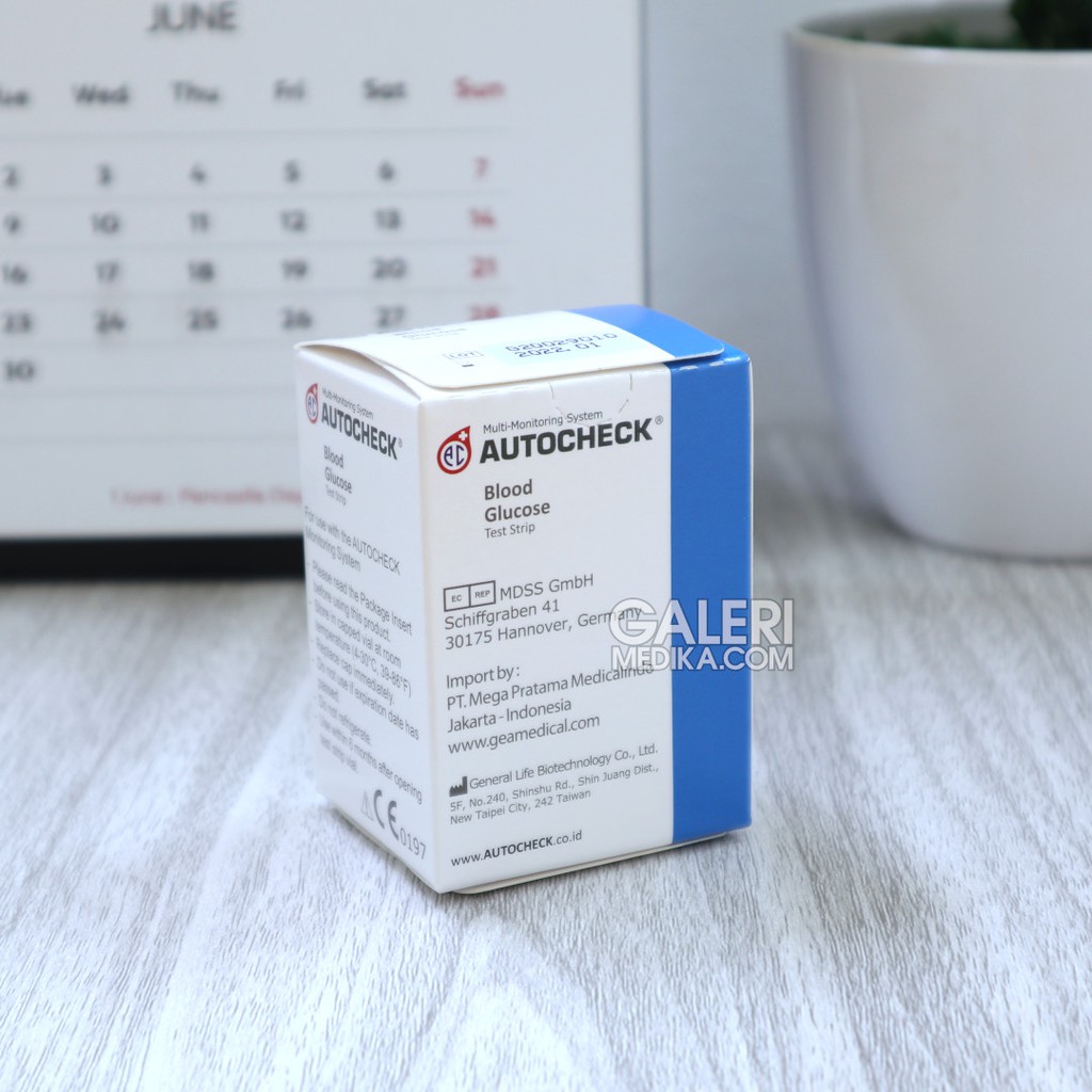 Autocheck Strip Glukosa / Autocheck Strip Gula Darah / Autocheck Glucose Test Strips