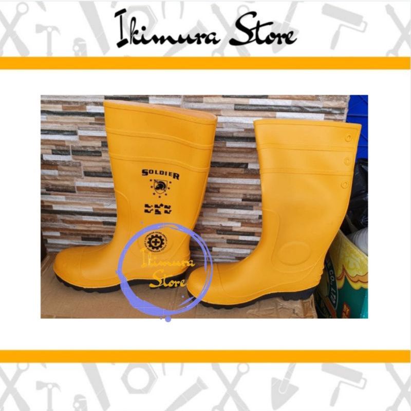 SEPATU BOOT SAFETY / UJUNG BESI