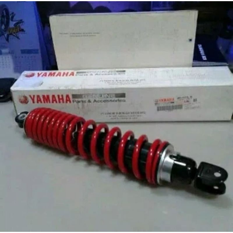 SHOCK BREKER BELAKANG YAMAHA XRIDE 115 MERAH ORIGINAL YGP