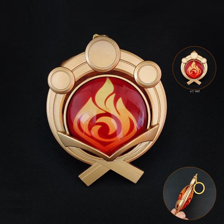 (HOT SALE) Genshin Impact keychain Genshin impact eyes of god keychains Acrylic keychain Genshin Imp