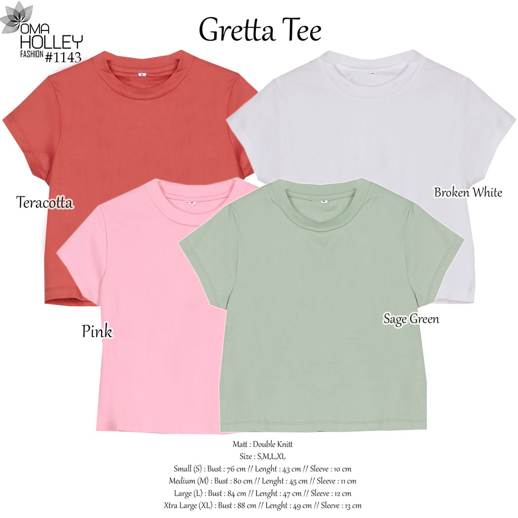 (COD) OH Fashion Kaos Gretta Tee Fashion Wanita (Berska)#1143