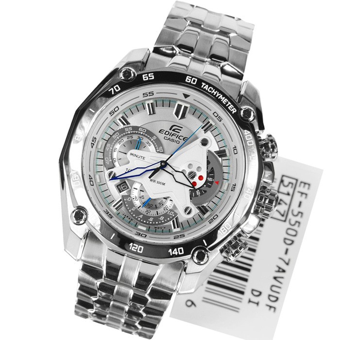 Jam Tangan Pria / Cowok Casio Edifice EF 550D EF-550D-7 Original