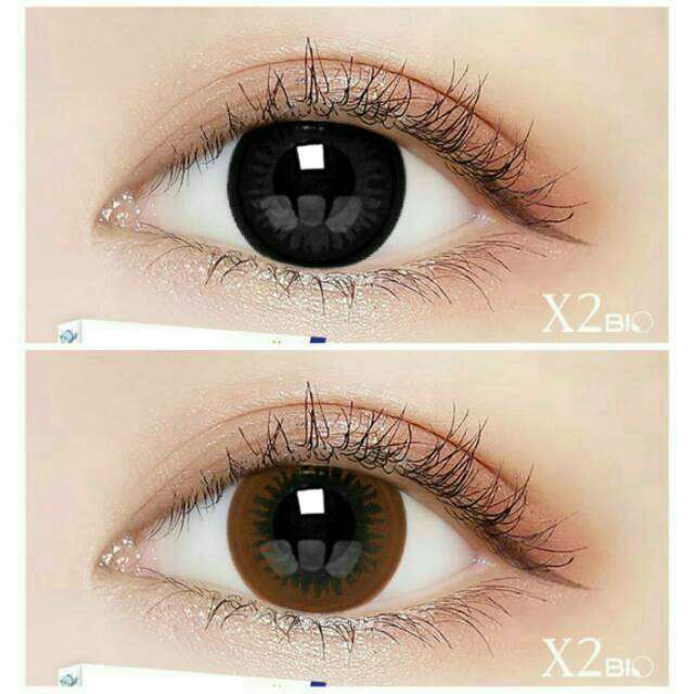 Softlens Warna Gelap Normal Minus X2 BIO Tersedia Minus Tinggi