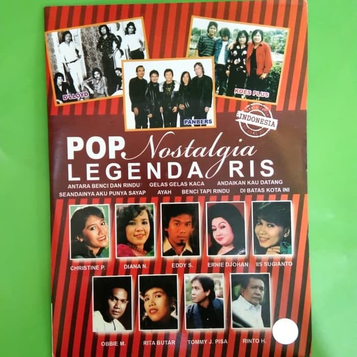 TERBARU - KASET DVD KARAOKE LAGU NOSTALGIA POP LEGENDARIS ORIGINAL