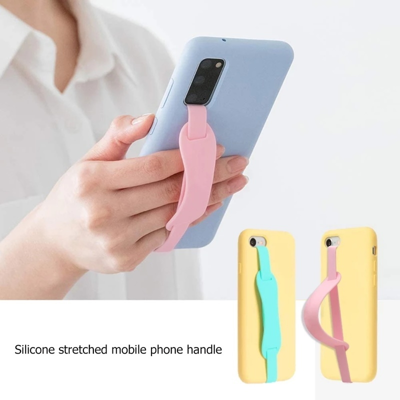 Strap Holder Handphone Universal Multifungsi Bahan Silikon