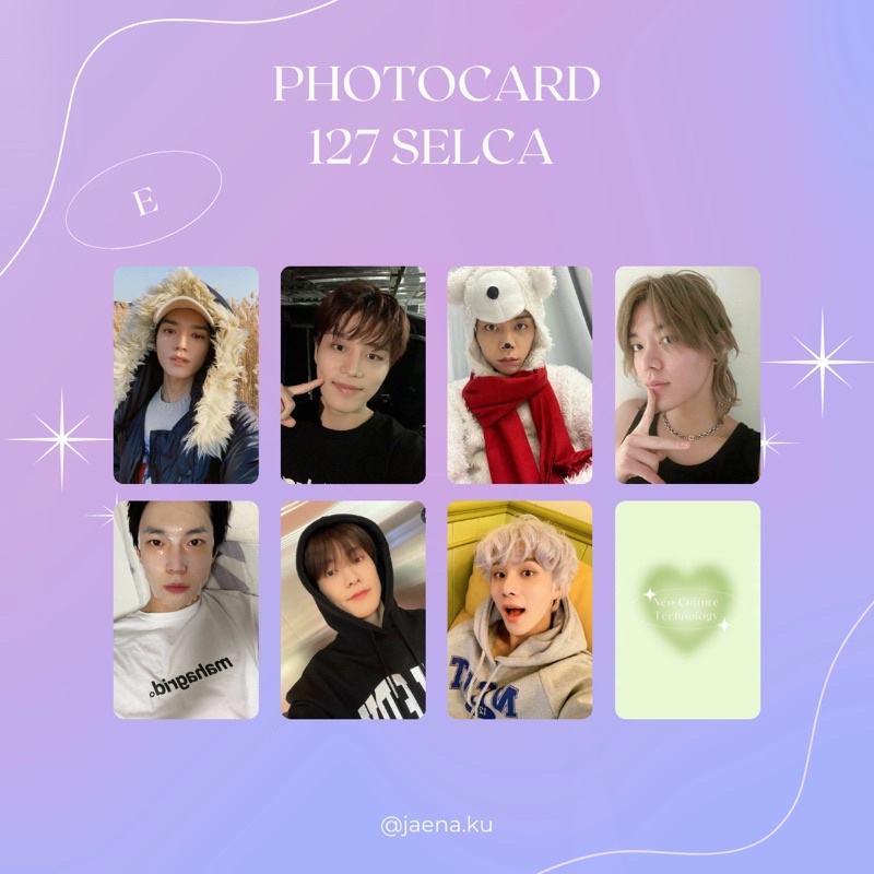 [NCT 127] PHOTOCARD NCT 127 RANDOM SELCA #1 ‼️ BACA DESKRIPSI ‼️