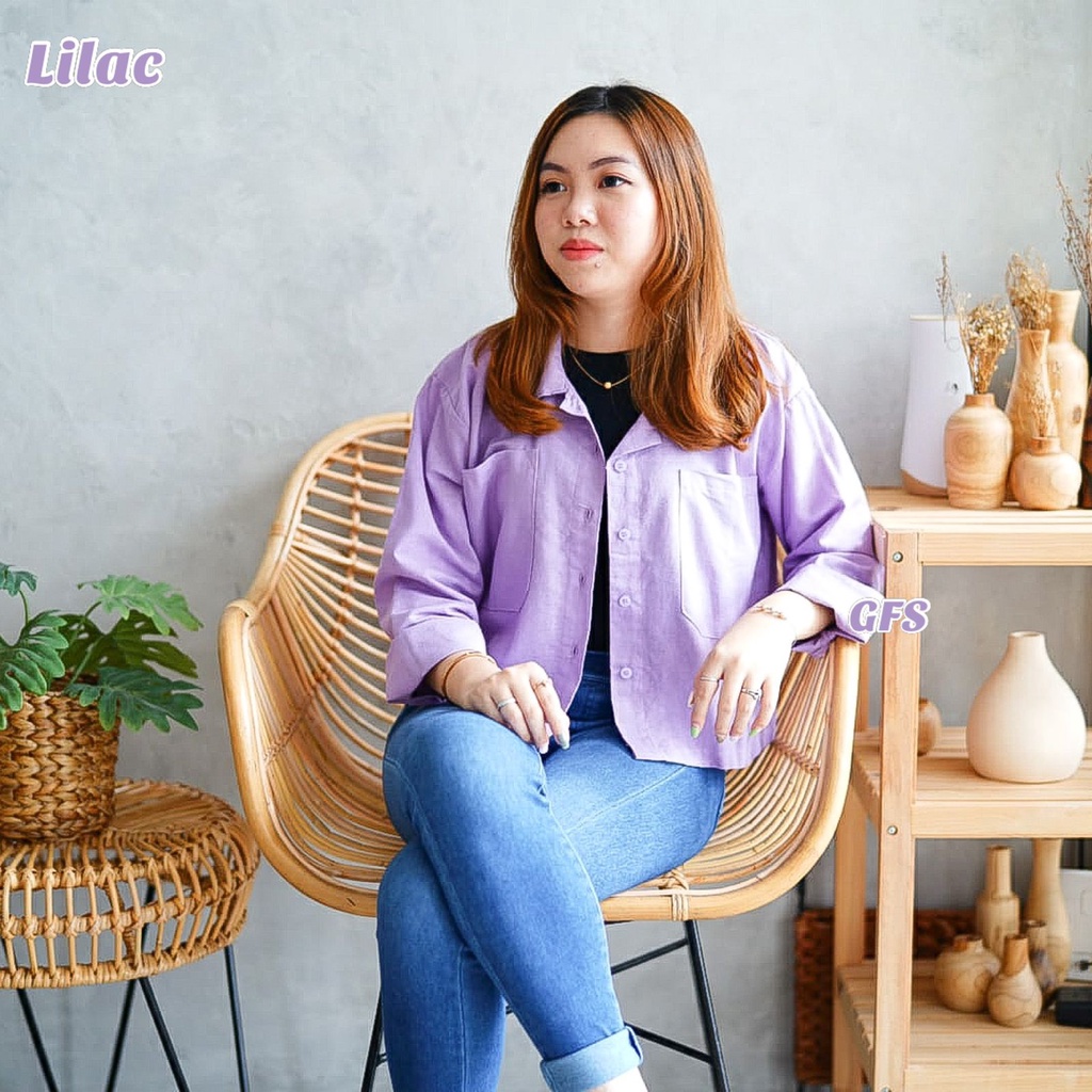 GFS LT GITA GIOMI LINEN KEMEJA SHIRT