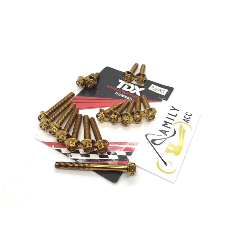 BAUT BLOK MESIN RXKING CNC KIRI KANAN PROBOLT THAILOOK TDX ORIGINAL 17pcs RXK RX KING NEW