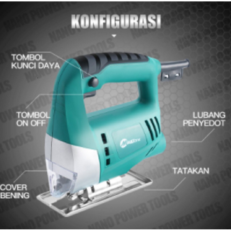 Mesin Jigsaw Mailtank SH 29 Jig Saw Mesin Potong Kayu Triplek Elektrik Mesin Gergaji Listrik