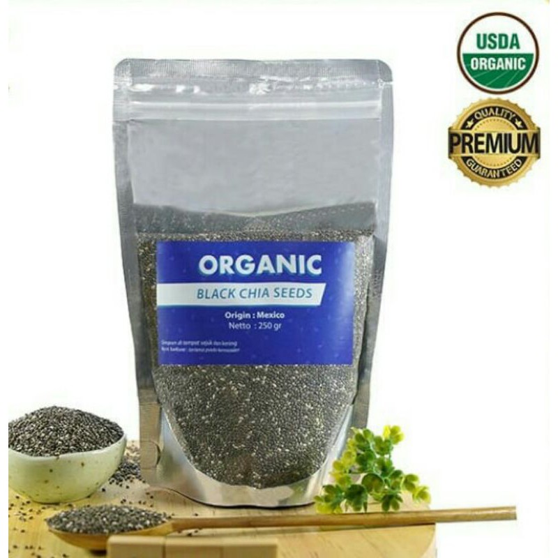 

ORGANIC BLACK CHIASEEDS MEXICO 250gr